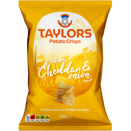 Taylors Mature Cheddar & Onion 150g