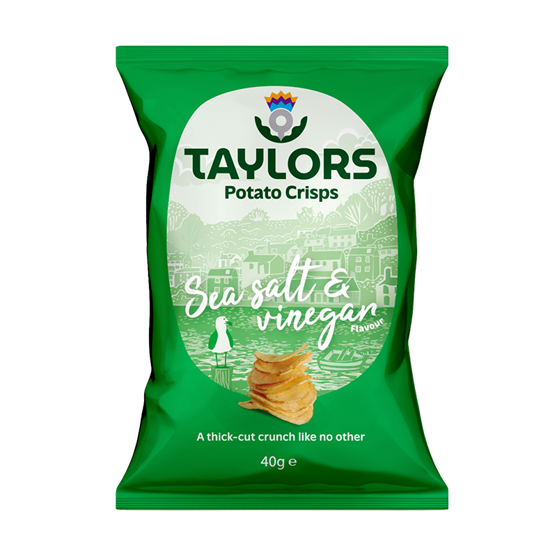 Taylors Sea Salt and Vinegar 40g