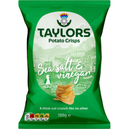 Taylors Sea Salt & Vinegar 150g