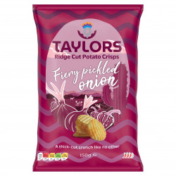 Scharfe Zwiebelchips mit...